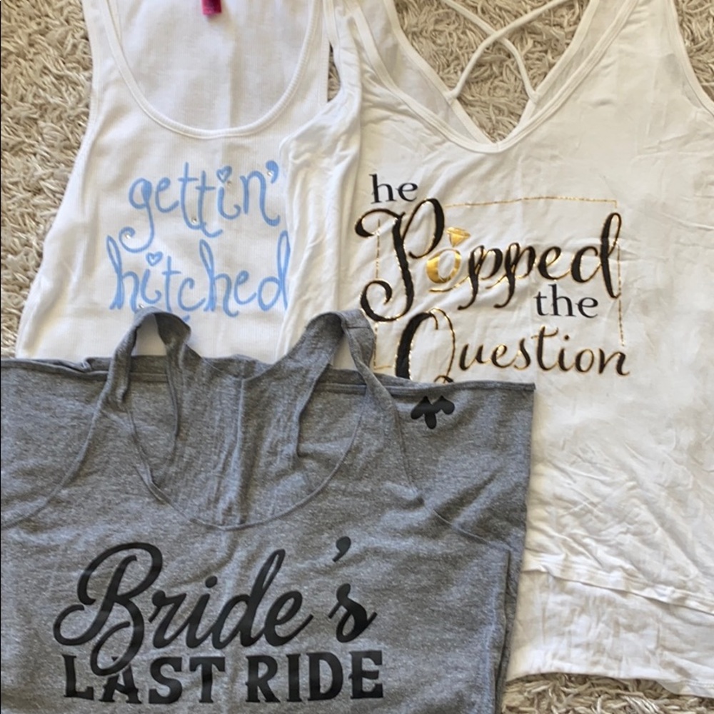 3 bride tanks